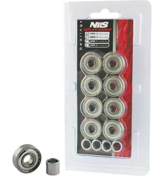 
NORTHIX, 
Abec-5 Carbon Bearings, 8-pack, 
Detail 1
