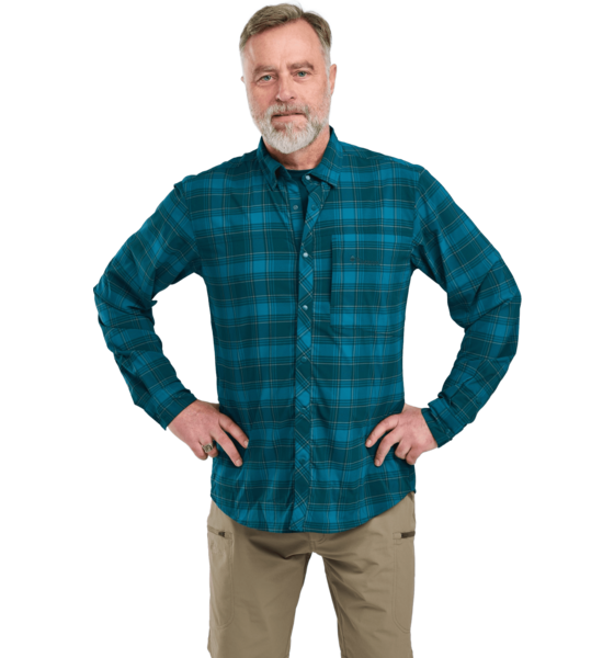 944615101101 PINEWOOD Abisko Trekking L/s Shirt  Model01 Detail