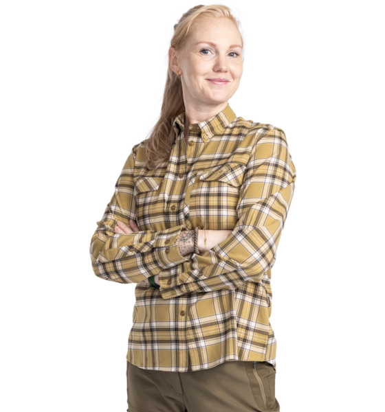 
PINEWOOD, 
Abiskohiking Flannel Shirt W, 
Detail 1
