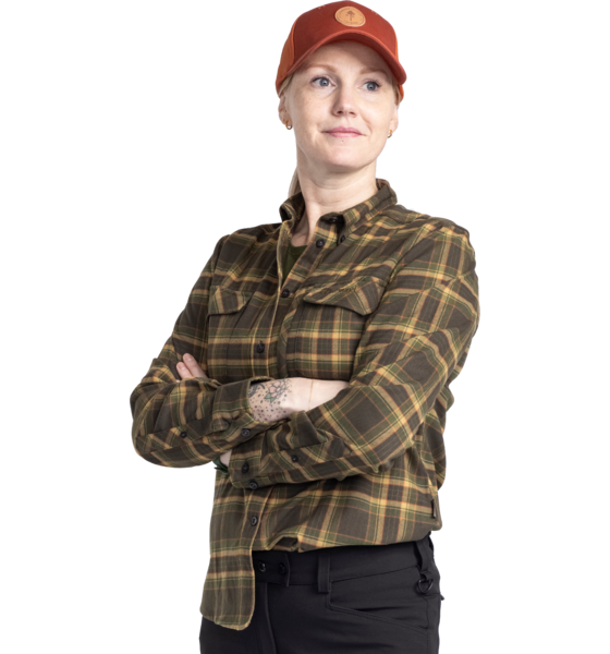 
PINEWOOD, 
Abiskohiking Flannel Shirt W, 
Detail 1
