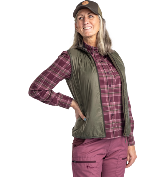 937867103101 PINEWOOD Abiskohiking Flannel Shirt W 937867103101 PINEWOOD Abiskohiking Flannel Shirt W Model01 Detail