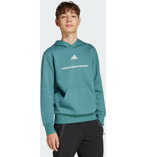950058102101 ADIDAS Adidas Adidas Boys Slogan Huvtröja I Fleece För Barn  Model01 Detail