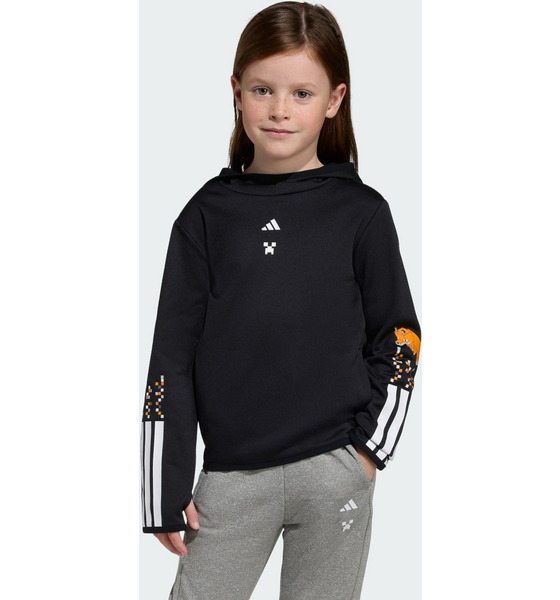 
ADIDAS, 
Adidas Adidas Minecraft 3 Stripes Träningshoodie, 
Detail 1
