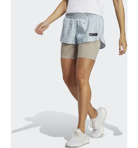 ADIDAS, Adidas Adidas X Marimekko Run Icons 3 Bar Logo 2-in-1 Running Shorts