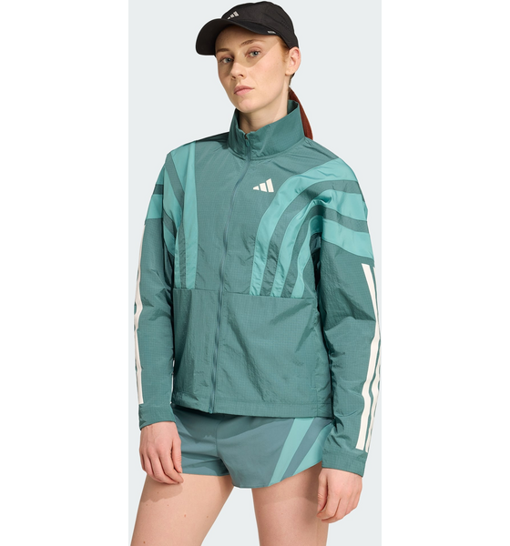 950238101106 ADIDAS Adidas Adizero Archive Löparjacka  Model01 Detail