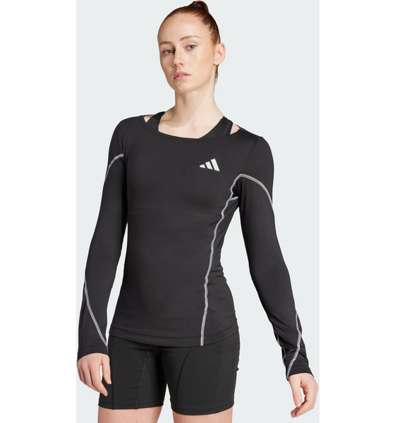 948661101104 ADIDAS Adidas Adizero Btn Running Long Sleeve Tee  Model01 Detail