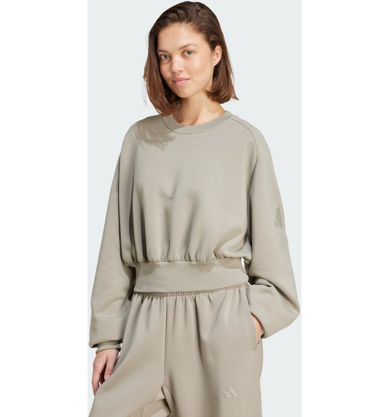 948737103108 ADIDAS Adidas All Szn Soft Lux Loose Sweatshirt 948737103108 ADIDAS Adidas All Szn Soft Lux Loose Sweatshirt Model01 Detail
