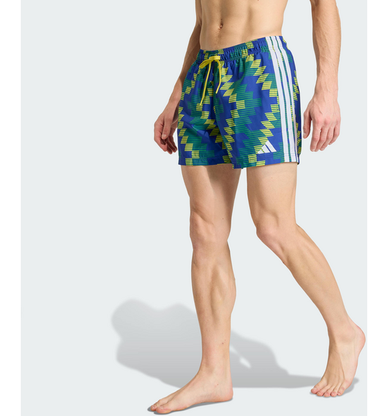 
ADIDAS, 
Adidas Badshorts Med Fotbollsinspirerad Grafik 12,5 Cm, 
Detail 1
