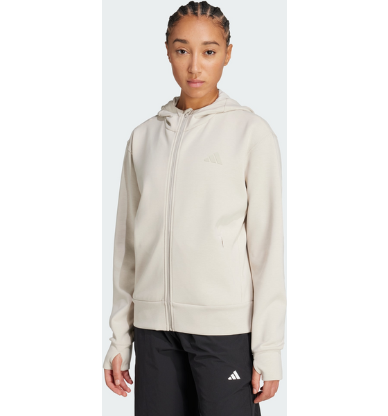 940499103101 ADIDAS Adidas Designed 4 Training Full-zip Hooded Sweatshirt  Model01 Detail