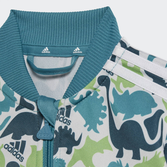 ADIDAS, Adidas Dino Camo Allover Print Shiny Polyester Tracksuit