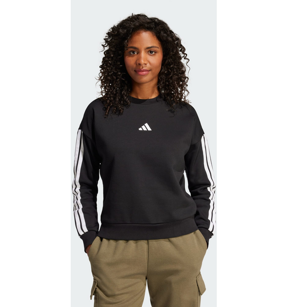 958382101101 ADIDAS Adidas Essentials 3-stripes Fleece Sweatshirt  Model01 Detail