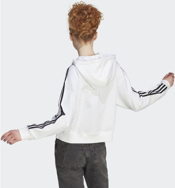 ADIDAS, Adidas Essentials 3-stripes French Terry Bomber Full-zip Hoodie