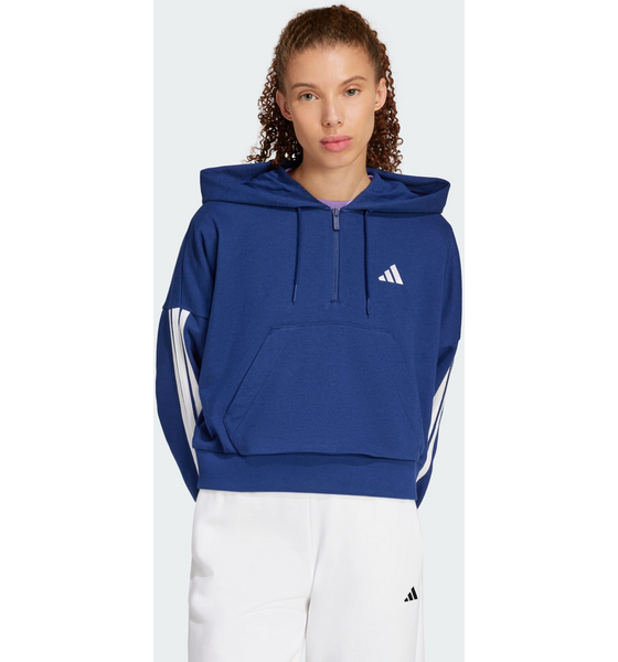 
ADIDAS, 
Adidas Essentials 3-stripes French Terry Quarter-zip Hoodie, 
Detail 1
