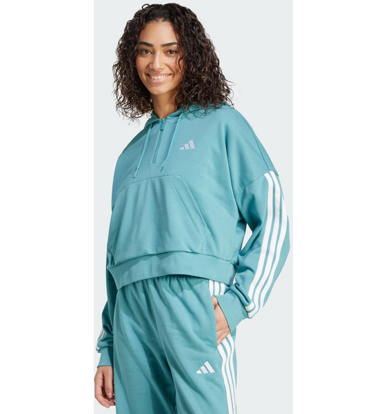 
ADIDAS, 
Adidas Essentials 3-stripes French Terry Quarter-zip Hoodie, 
Detail 1
