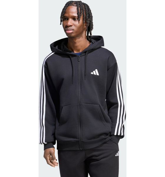 
ADIDAS, 
Adidas Essentials 3-stripes Huvtr&ouml;ja Med Hel Dragkedja I Sweatshirttyg, 
Detail 1
