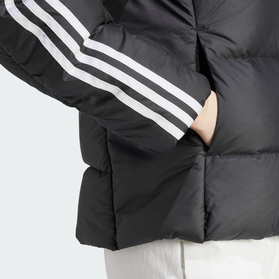 ADIDAS, Adidas Essentials 3-stripes Mid Down Hooded Jacka