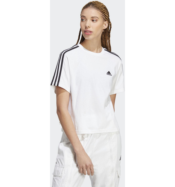 
ADIDAS, 
Adidas Essentials 3-stripes Single Jersey Crop Top, 
Detail 1
