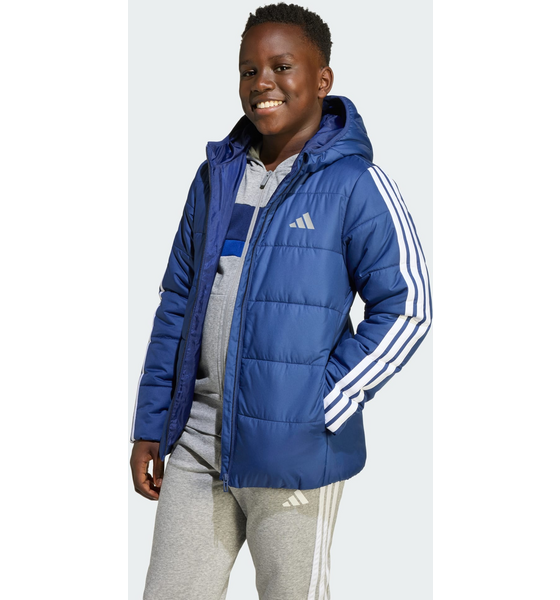 951081101101 ADIDAS Adidas Essentials 3-stripes Vadderad Jacka För Barn  Model01 Detail
