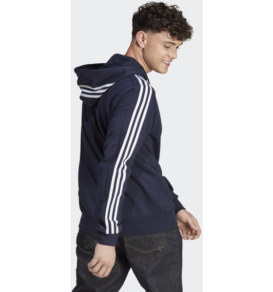 ADIDAS, Adidas Essentials French Terry 3-stripes Full-zip Hoodie