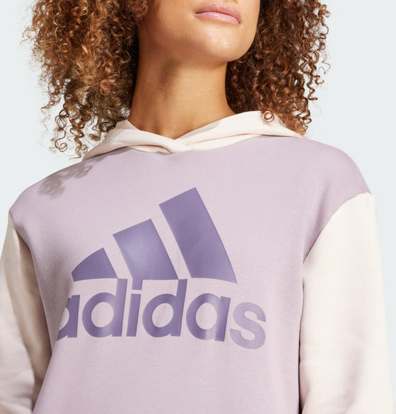 ADIDAS, Adidas Essentials Logo Boyfriend Fleece Hoodie