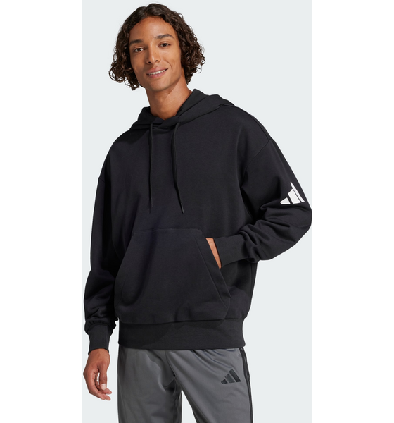 
ADIDAS, 
Adidas Essentials Loose-fit 3 Bar Logo French Terry Hoodie, 
Detail 1
