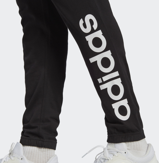 ADIDAS, Adidas Essentials Single Jersey Tapered Elasticized Cuff Logo Pants