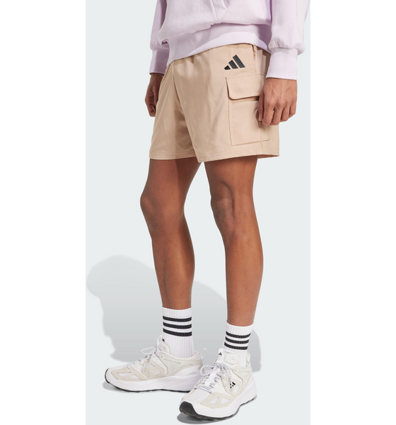940131104105 ADIDAS Adidas Essentials Small Logo Cargo Chelsea Shorts  Model01 Detail