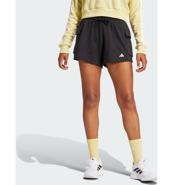 940134102102 ADIDAS Adidas Essentials Small Logo French Terry Cargoshorts  Model01 Detail
