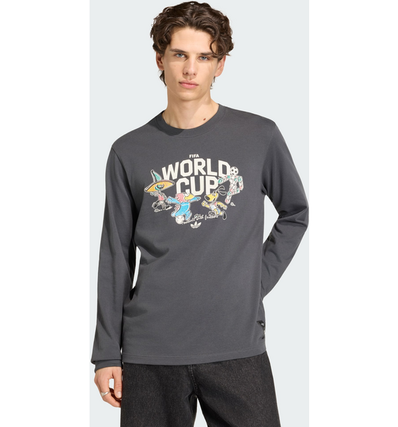 
ADIDAS, 
Adidas Fifa World Cup 2026 Mascot Long Sleeve T-shirt, 
Detail 1
