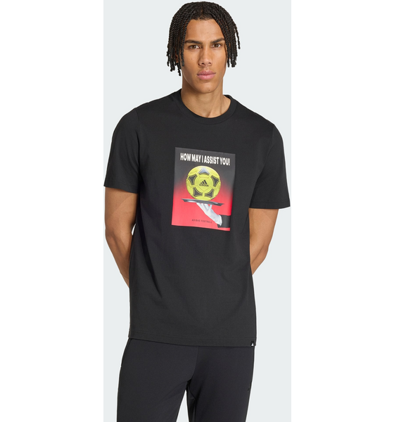 
ADIDAS, 
Adidas Foorball Slogan T-shirt Med Grafik, 
Detail 1
