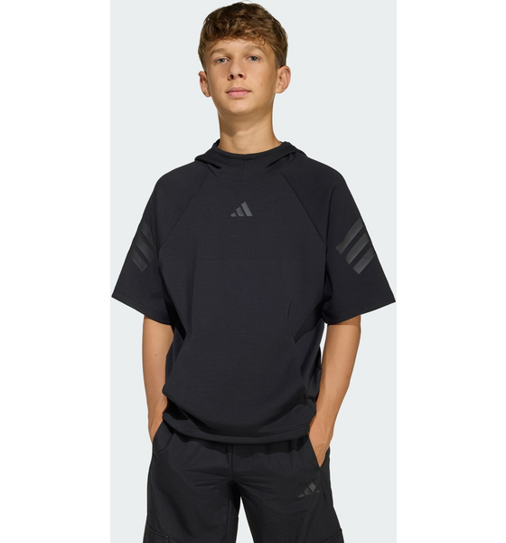
ADIDAS, 
Adidas Future Icons 3 Stripes Short Sleeve Hoodie, 
Detail 1

