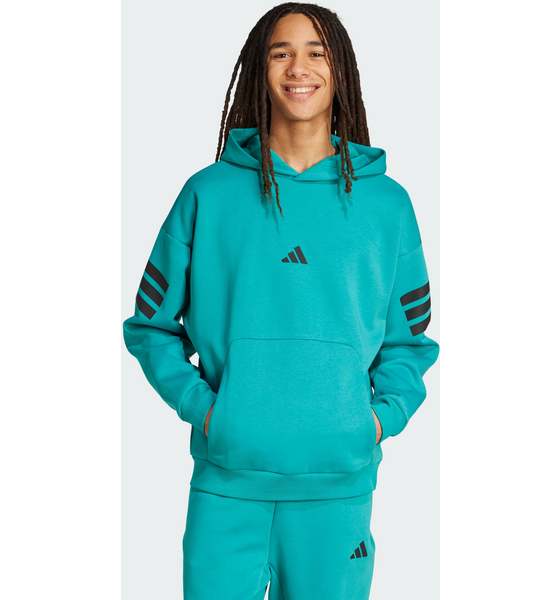 938726106104 ADIDAS Adidas Future Icons 3-stripes Hoodie  Model01 Detail
