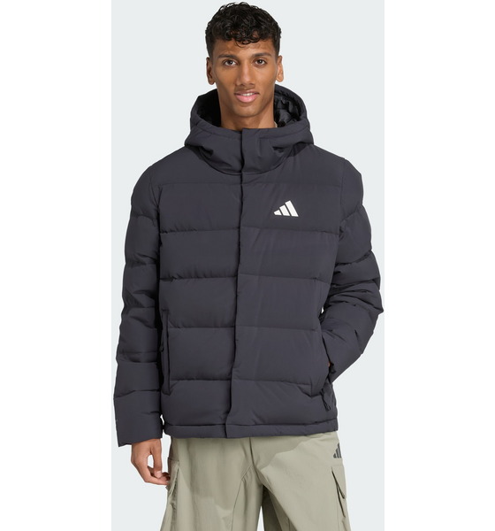 954804102107 ADIDAS Adidas Helionic Climawarm Dunjacka Med Huva  Model01 Detail