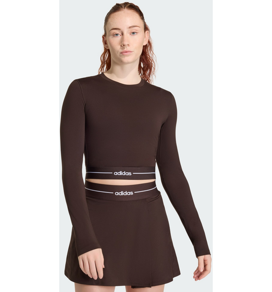 
ADIDAS, 
Adidas Hyperglam Cropped Long Sleeve T-shirt, 
Detail 1
