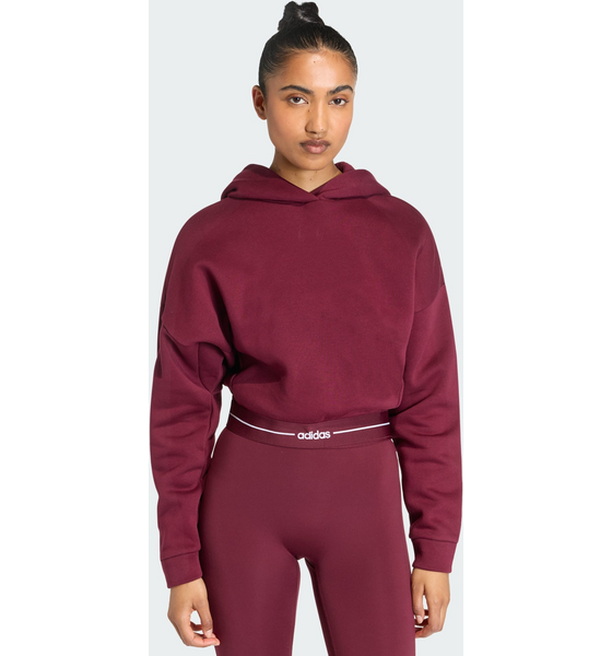 
ADIDAS, 
Adidas Hyperglam Hoodie I Crop-modell, 
Detail 1
