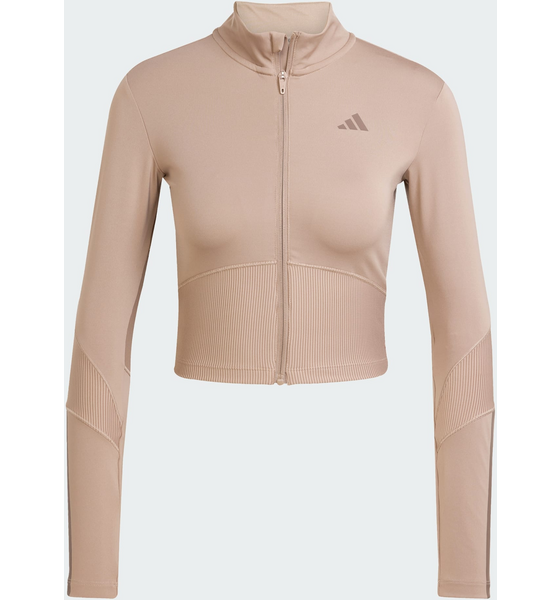 949301103102 ADIDAS Adidas Hyperglam Rib Zip Thru Cover Up  Standard Detail