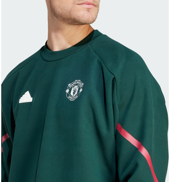 ADIDAS, Adidas Manchester United Designed For Gameday Crew Sweatshirt