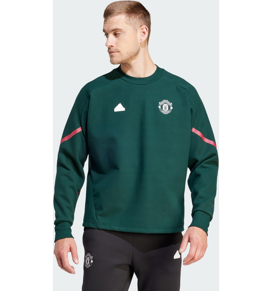 
ADIDAS, 
Adidas Manchester United Designed For Gameday Crew Sweatshirt, 
Detail 1
