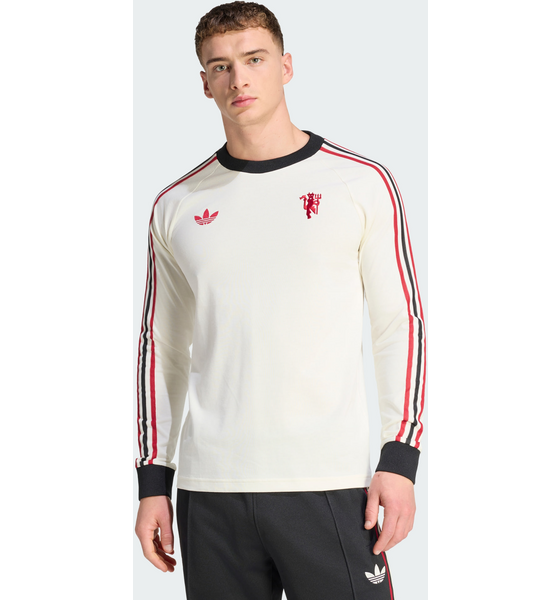 
ADIDAS, 
Adidas Manchester United Originals L&aring;ng&auml;rmad T-shirt, 
Detail 1
