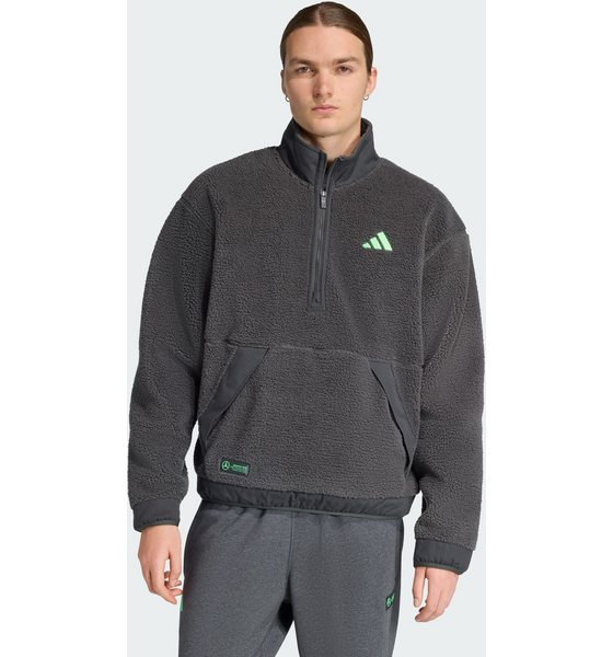 
ADIDAS, 
Adidas Mercedes &ndash; Amg Petronas Formula One Team Premium Tr&ouml;ja I Fleece Med Halv Dragkedja, 
Detail 1
