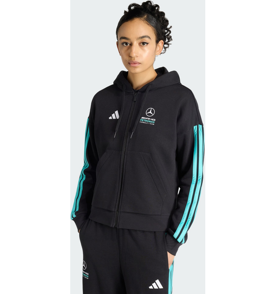 
ADIDAS, 
Adidas Mercedes - Amg Petronas Formula 1 Team Dna Huvtr&ouml;ja Med Hel Dragkedja, 
Detail 1
