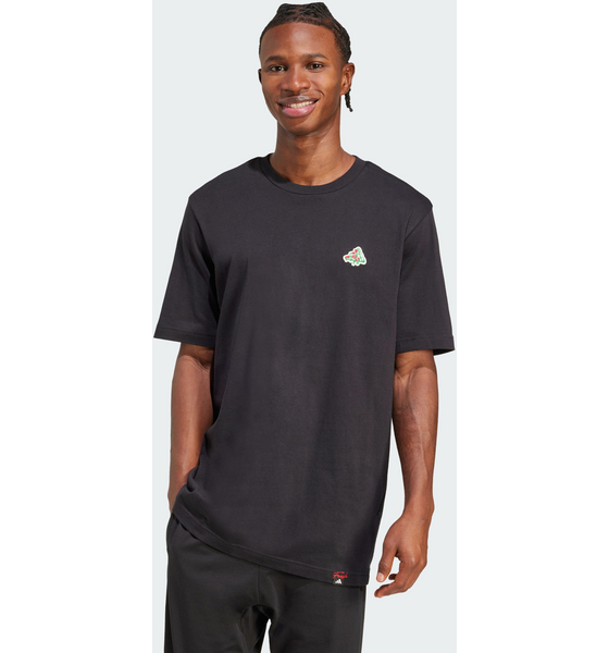 948729101103 ADIDAS Adidas Mini Pizza Graphic Tee  Model01 Detail