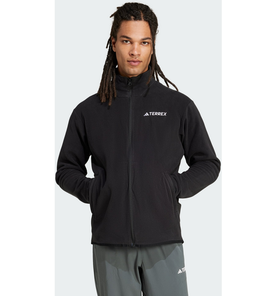 947153101101 ADIDAS Adidas Multi Essentials Full-zip Fleece Jacka  Model01 Detail
