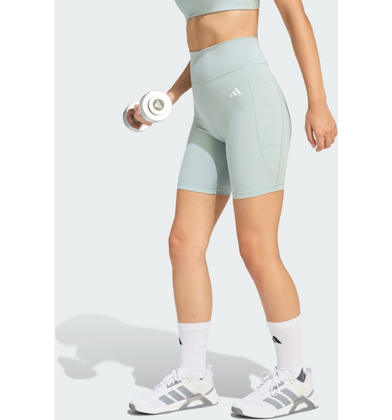 
ADIDAS, 
Adidas Optimé Essentials Korta Leggings Med Förvaringsficka, 
Detail 1
