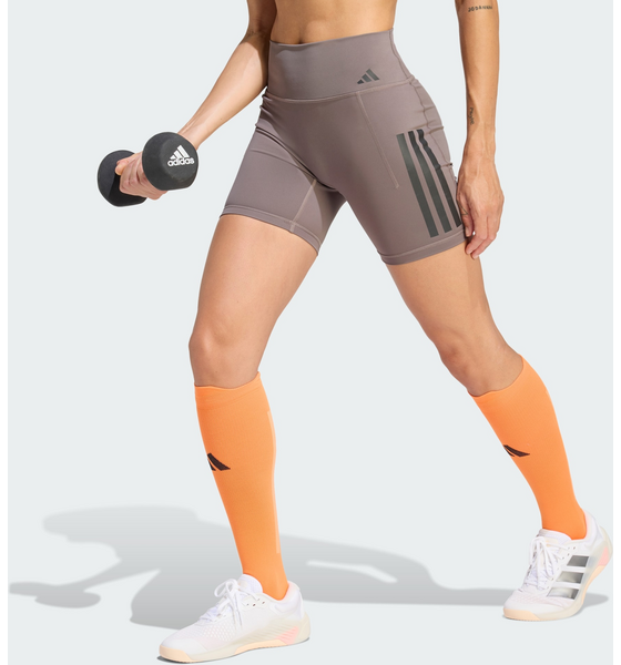 
ADIDAS, 
Adidas Optime Workout 3-stripes Short Leggings, 
Detail 1
