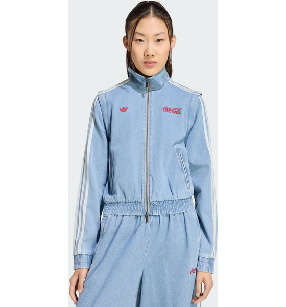 
ADIDAS ORIGINALS, 
Adidas Originals Adidas X Coca-cola Firebird Reg Tr&auml;ningsjacka I Denim, 
Detail 1
