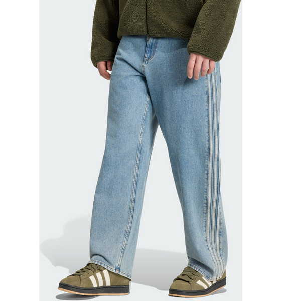 
ADIDAS ORIGINALS, 
Adidas Originals Firebird Adicolor Denim Jeans Med Medelh&ouml;g Midja Och Raka Ben, 
Detail 1

