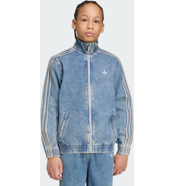 
ADIDAS ORIGINALS, 
Adidas Originals Firebird Tr&auml;ningsjacka I Denim Med L&ouml;s Passform, 
Detail 1
