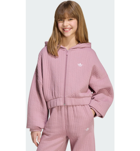 
ADIDAS ORIGINALS, 
Adidas Originals Loose Padded Rib Zip Huvtr&ouml;ja, 
Detail 1
