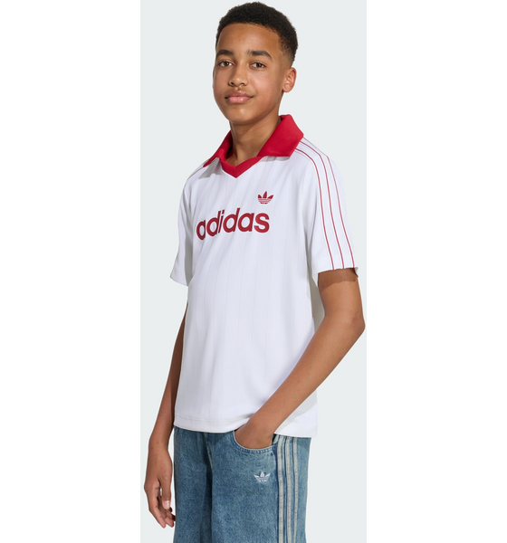 
ADIDAS ORIGINALS, 
Adidas Originals Loose Pinstripe T-shirt Med Pik&eacute;krage, 
Detail 1
